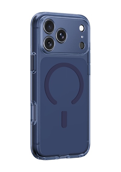 Apple Uyumlu iPhone 17 Pro Kılıf M-safe Kamera Korumalı Amazingthing Minimal Lens Serisi Kapak Mavi Mavi