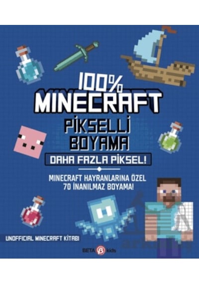 %100 Minecraft Pikselli Boyama - Daha Fazla Piksel Ciltli Beta Kids