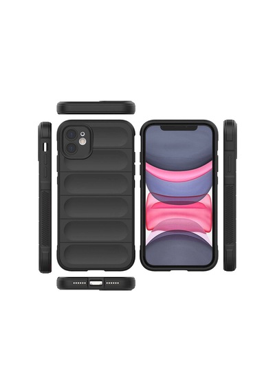 Apple İphone 11 Uyumlu Elden Kaymayan Kamera Korumalı Oyuk Kılıf