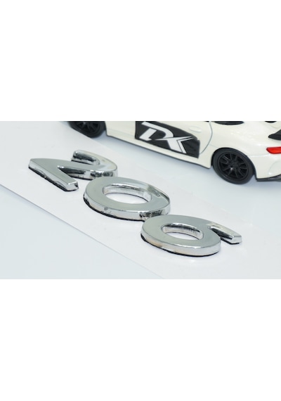 Dk Tuning Peugeot 206 Bagaj Krom Abs 3m 3d Yazı Logo Amblem