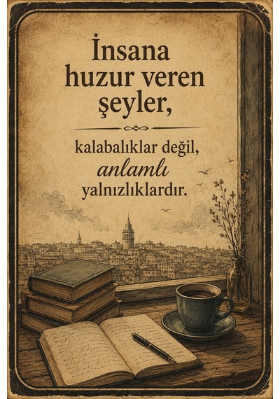 Retro Edebi Söz Ahşap Mdf Duvar Tablosu Vintage Dekoratif Motivasyon Panosu 47