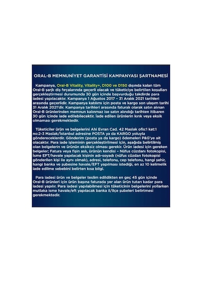 Oral-B Pro 2000 Cross Action Şarj Edilebilir Diş Fırçası