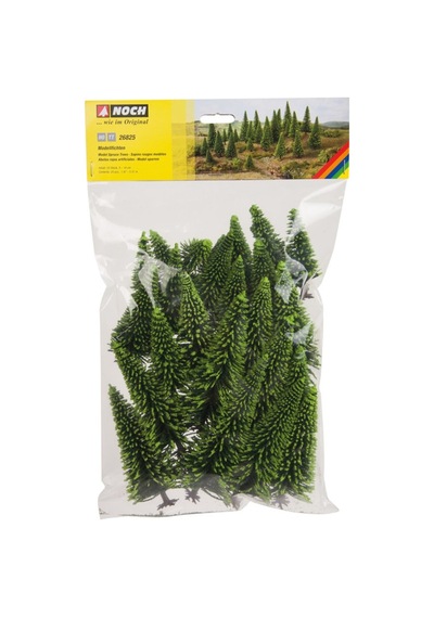 Noch 26825 Model Ladin Ağaçları, 25 Adet, 5-14 cm. Diorama Malzem