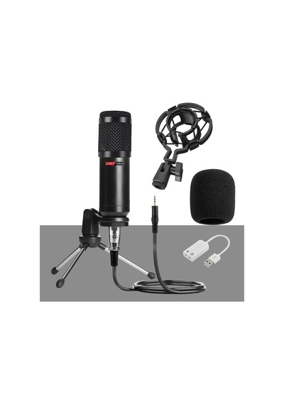 Lastvoice BM800 Full Siyah Youtuber Yayıncı Twitch Mikrofon + Mini Tripod + 7.1