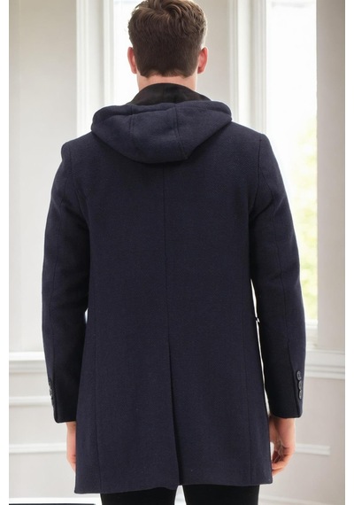 Dewberry Plt8371 Dewbrry Erkek Palto-diagonal Lacivert-2 Diagonal Lacivert-2