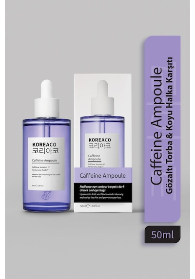Koreaco Caffeine & Hyaluronic Acid İçerikli Ampoule 50 ML