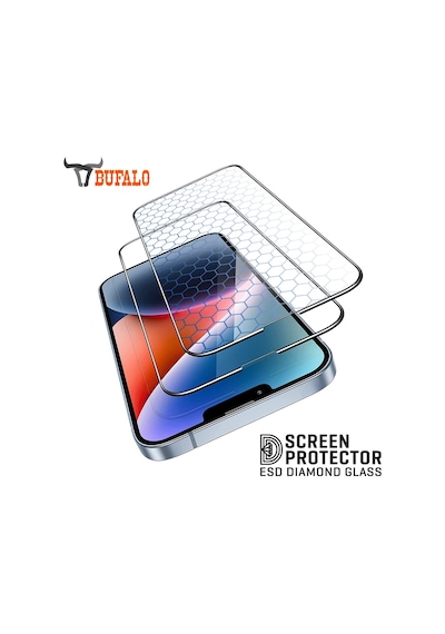 Bufalo Samsung Galaxy Uyumlu A30 / A50 Esd Anti Static Cam Ekran Koruyucu