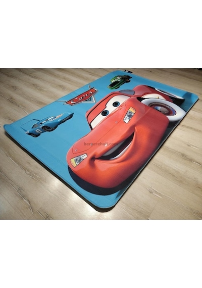 Yamalıhome Lisanslı Çocuk Halısı Cars2 C2 120X180 Cm Arabalı Halı