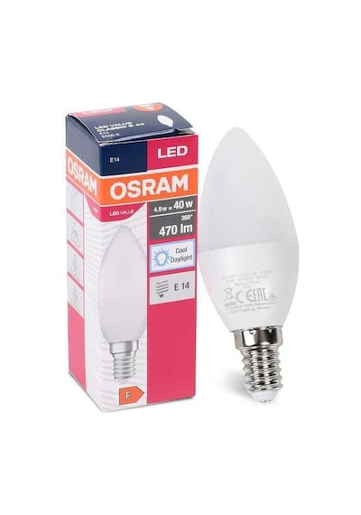 E-14 4,9w Buji Beyaz Led Ampul