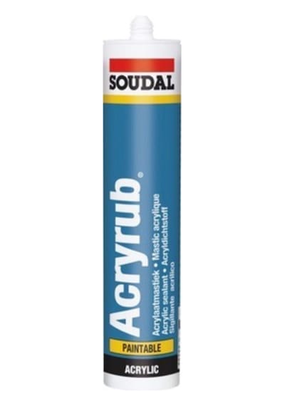 Soudal Silikonize Mastik Acryrub Antrasit Gri 500gr