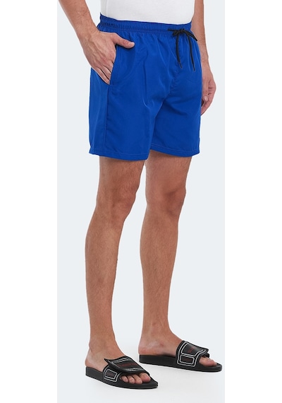 Slazenger RENO Erkek Cepli Deniz Şortu Saks Mavi Mayo