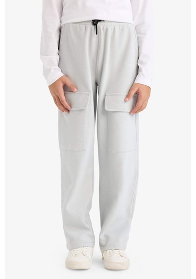 Defacto Loose Fit Beli Lastikli Eşofman Altı Erkek Çocuk G6198a825cwgr94 Gri-gr94