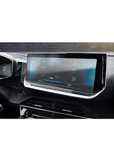 Peugeot 2008 10 İnç Ekran Koruyucu Multimedya Şeffaf Nano