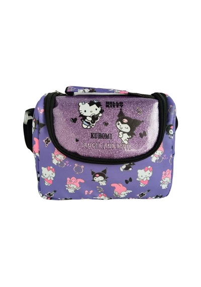 Orjinal Lisanslı Hello Kitty Friends Kuromi Termal Beslenme Çantası Mor 3261 Mor