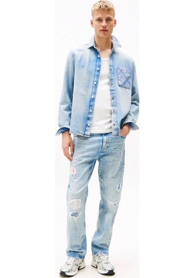 Tommy Hilfiger Otıs Regular Str Bı6, 1ab Mavi Erkek Jean Pantolon