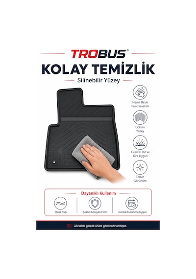 Trobus Opel Combo Panelvan 2023-2026 Dizel 2d Havuzlu Paspas 2 Parça