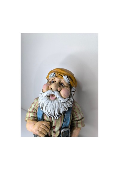 Dekoratif Bahçe Ve Mutfak Objesi Bahçıvan Beyaz - 866813557