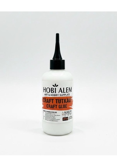 Şeffaf Craft Tutkalı 250 Ml. Kuuruyunca Şeffaflaşan Güçlü Hobi Tutkal Yapıştırıcı