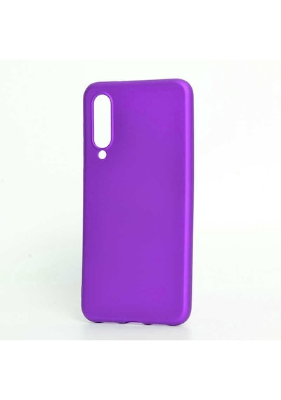 Kilifone - Xiaomi Uyumlu Mi 9 Se - Kılıf Mat Renkli Esnek Premier Silikon Kapak - Mor