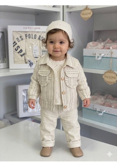 Babydoll 2li Takım Pallone Asortili Bej