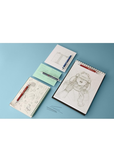 Rotring Tikky Retro Metalik Versatil Kalem 0.7 MM Metalik Mavi