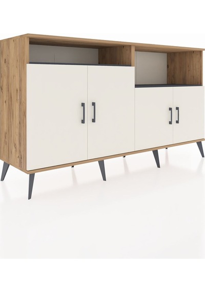 Hyperion Konsol 4 Raflı 4 Kapaklı 176x44x99 Çam-aytaşı/antrasit Atlas Çam/aytası - Atlas Çam Hyperion Konsol 4 Raflı 4 Kapaklı 176x44x99 Çam-aytaşı/antrasit Atlas Çam/aytası - Atlas Çam
