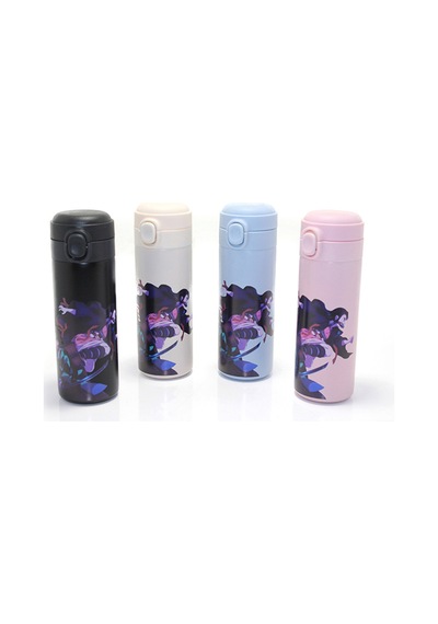 3 Adet Anime Baskılı Termos Paslanmaz Çelik Matara, Seyahat Okul Ofis İçin Kompakt Thermos Bottle Diğer
