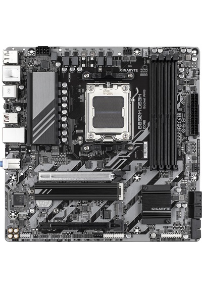 Gıgabyte B850m Ds3h, 4xddr5, 2xm.2, 2xdp, Hdmı, Type-c, Am5 Soket Gamıng Anakart