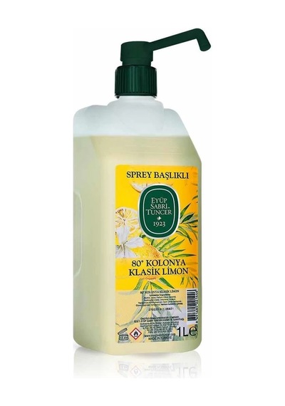 Eyüp Sabri Tuncer 1lt Pet Pompalı Limon Kolonyası
