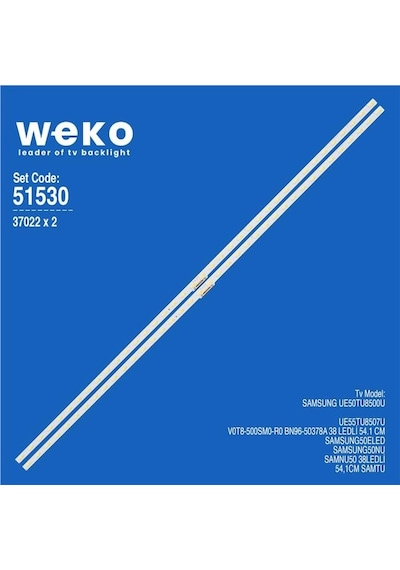 Samsung Uyumlu Ue50tu8500u 50'' 2 Adet Tv Led Bar Tvnizi Açıp İçindeki Led Barla Birebir Aynısı Olduğunu Görmeden Almayınız. Sonrasında İade Almamaktayız.