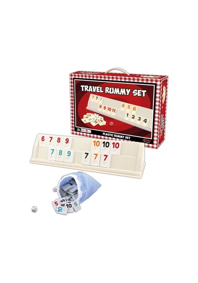 Mey İthalat 1010402 Travel Rummy Set ,star Okey