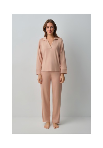 Suwen Betty Pijama Takımı Wsh10510150272 Nude
