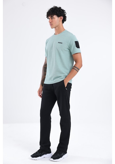 Rowinger Waffle Örgü Dokulu Göğüs Logolu Kolda Mini Cep Detaylı Bisiklet Yaka Erkek Spor T-shirt Çağla Rowinger Waffle Örgü Dokulu Göğüs Logolu Kolda Mini Cep Detaylı Bisiklet Yaka Erkek Spor T-shirt Çağla