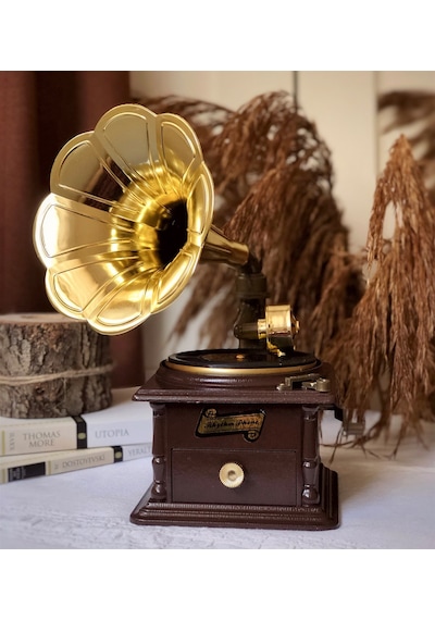 Nostaljik Müzik Kutusu Gramofon