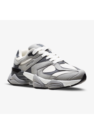 Lescon Ghost Easystep Unisex Spor Ayakkabı Gri Beyaz