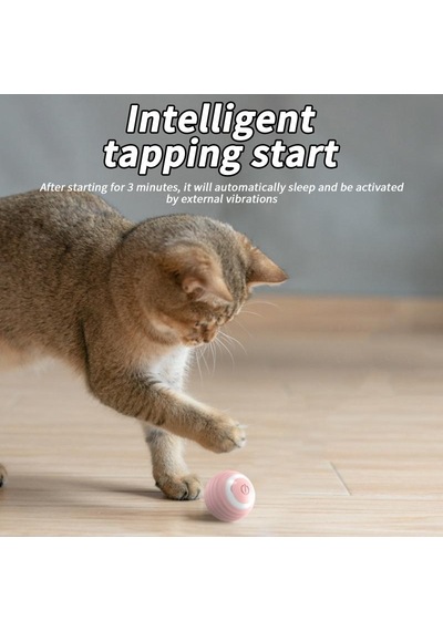 İnteraktif Kedi Oyuncakları Akıllı İnteraktif Kedi Oyuncak Topu Otomatik Hareketli Kedi Topu Oyuncakları Dokunmatik Kontrol Kedi
