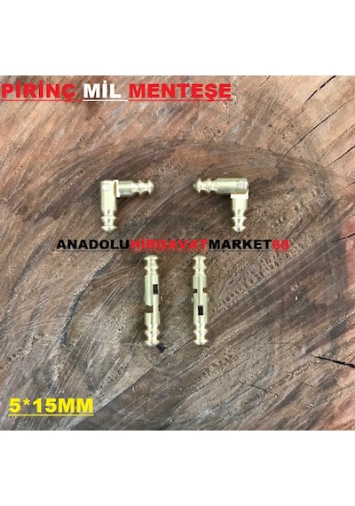 Çubuk Menteşe Mini Tavla Kutu Menteşe Mil Menteşe 4 Adet 5x25