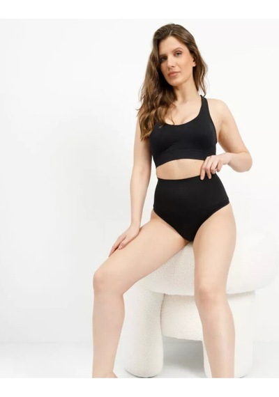 Mabet Bel Bölgesi Etkili Slip Külot Siyah Renk Siyah