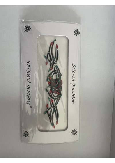 Airbrush Tattoo Taşlı Yapıştırma Dövme 3'lü Set13
