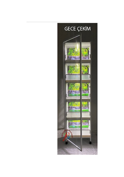 İstanbul Kafes Model 5 Pvc Kuş Dolabı