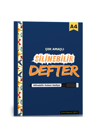 Çok Amaçlı Silinebilir Defter-a4 Kalem Hediyeli