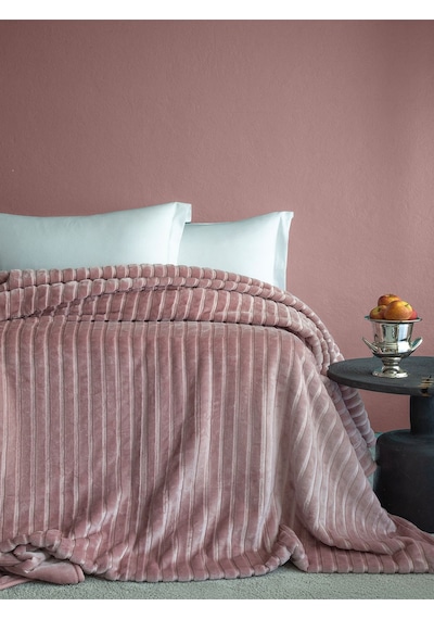 Bedline Gentle Battaniye Blush 200 220 Cm Pembe