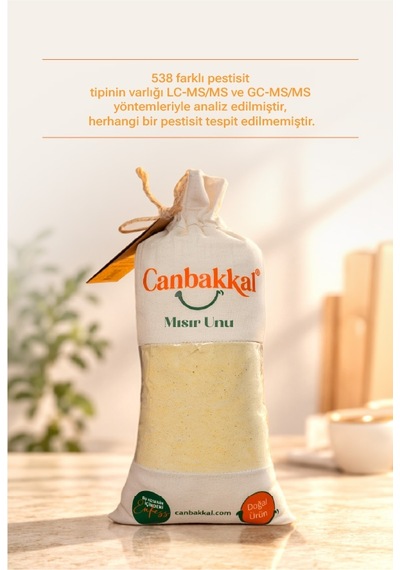 Canbakkal Mısır Unu 2 KG Katkısız Doğallıkla Geleneksel Mısır Ekmeği ve Kuymak Lezzeti
