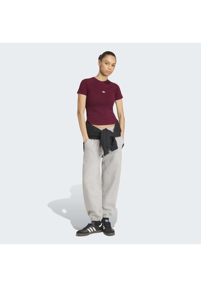 Adidas Essentials Kadın Bordo Tişört Kr3593