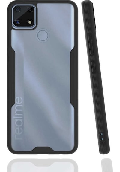 Realme C15 Kılıf Platin Kamera Korumalı Silikon Kılıf