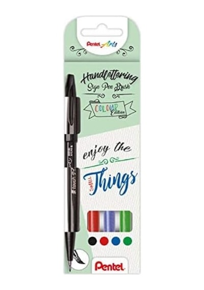 Sing Pen Brush - 4&apos Lü Blister A-b-c-d