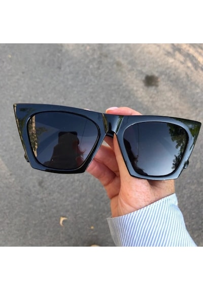 Klasik Siyah Cat Eye Güneş Gözlüğü