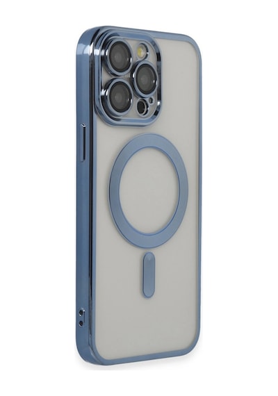 Apple  Uyumlu  iPhone 14 Pro Max Kılıf Kross Magneticsafe Kapak Sierra Mavi