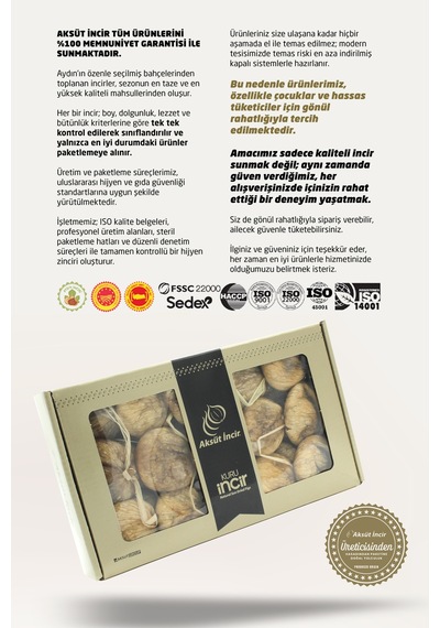 Bağlama Kuru İncir 1000g 1 KG