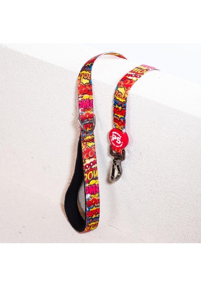Wow Leash Kedi Köpek Sevk & Gezdirme Kayışı Köpek Uzatma Tasması-1,5cm Kırmızı